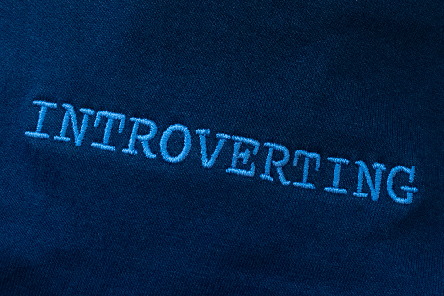 Introverting Embroidered Tee