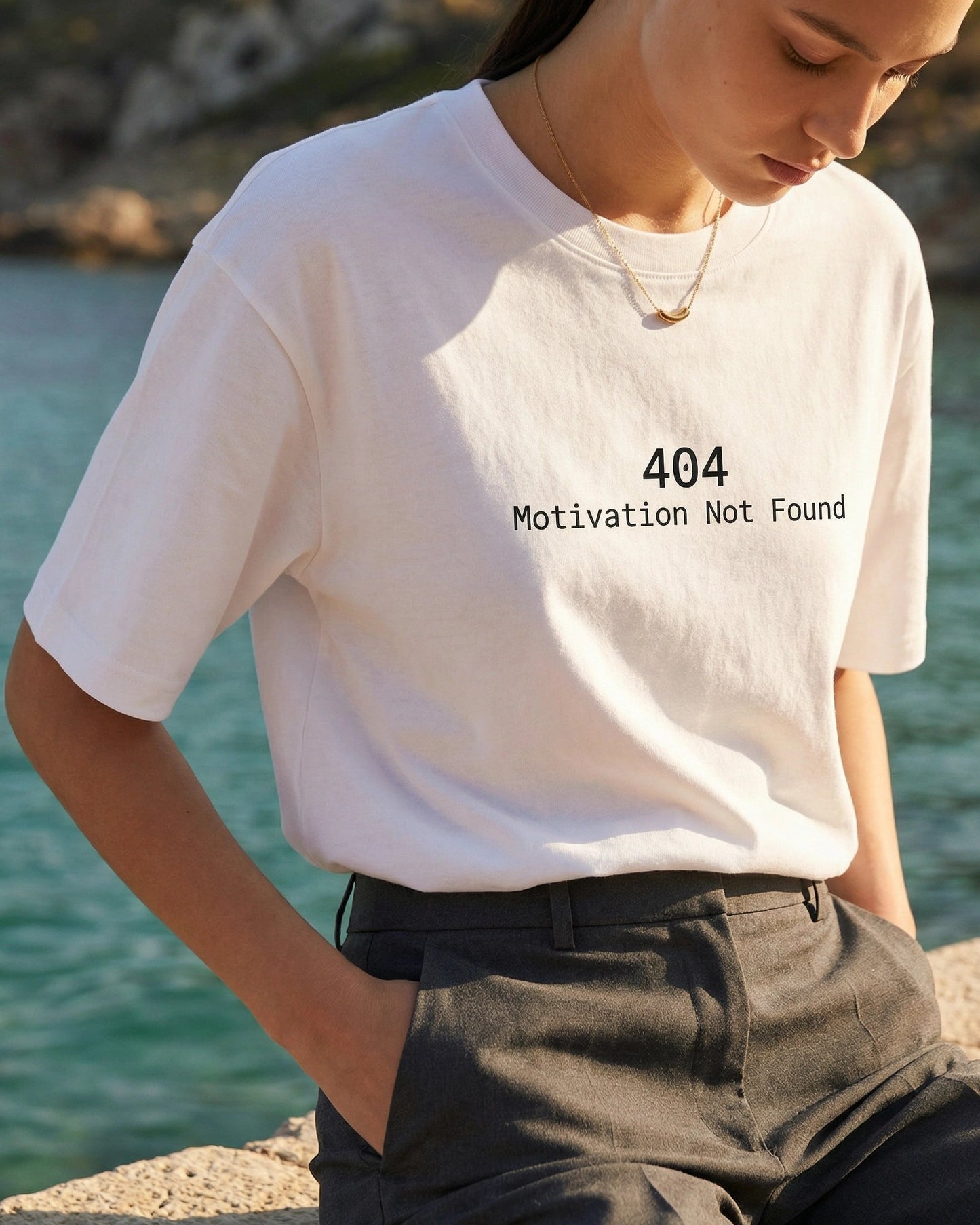 404 Motivation Not Found Tee