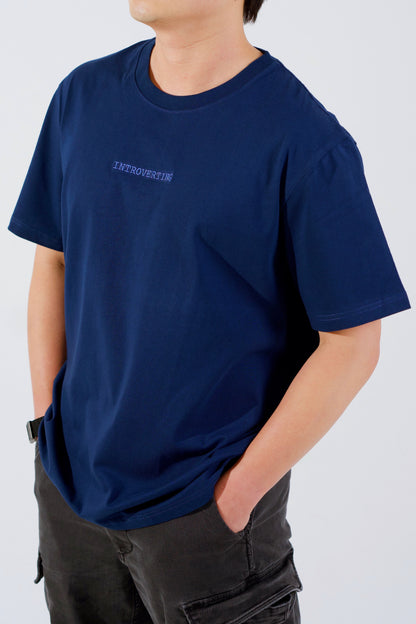 Introverting Embroidered Tee