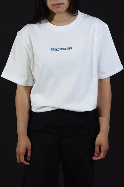 Introverting Embroidered Tee